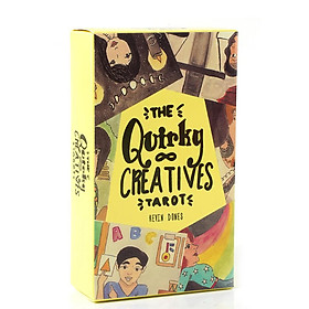 Bộ Bài The Quirky Creatives Tarot 78 Lá Bài Tặng Đá Thanh Tẩy 