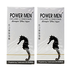 BỘ 2 BAO CAO SU GÂN GAI KÉO DÀI THỜI GIAN POWERMEN LONGER PLUS TYPE