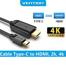 Cáp chuyển đổi Type-c sang HDMI 1.5M Vention CGUBG - Hàng Chính Hãng