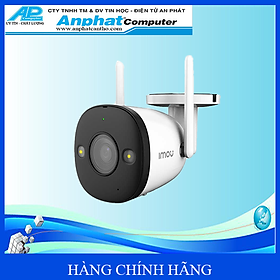 Camera IP Wifi Ngoài Trời Imou F22FP Bullet 2E Full HD 1080P CÓ MÀU BAN ĐÊM, KÈM THẺ NHỚ 64G - Hàng Chính Hãng