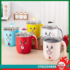 Mua Ca Nấu Mì Có Lồng Hấp 1.8L. - 18 Cm - Giao Màu Ngẫu Nhiên - CH Hương Thị Miễn Phí Vận Chuyển