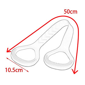 8 Shape Resistance Band Elastic Rope Foot Leg Hand Stretcher Muscle Training Arm Exerciser Stretch Fitness Band for Gym Resistance Training