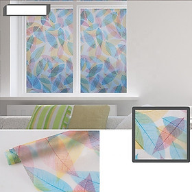 Mua Decal dán kính lá sắc màu - có keo sẵn khổ rộng 0 9m dài 3m