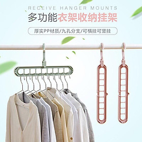 Mua Móc Treo Quần Áo Đa Năng Tiện Lợi 9 Lỗ tiện ích tiết kiệm không gian