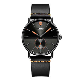 ĐỒNG HỒ TOPHILL TS020G.PB5152 Dây da và vỏ thép 316L, máy pin, kính sapphire