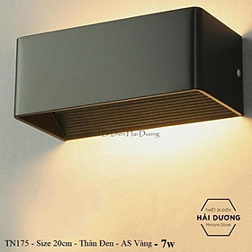 Đèn hắt tường 2 đầu hình khối chữ nhật TN175