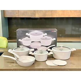 Mua Bộ nồi 10 chi tiết Berlinger Haus x FashionTV FTV-0077 màu kem- Fashion Collection hàng chính hãng