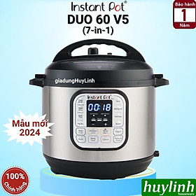 Mua Nồi áp suất điện tử đa năng Instant POT Duo 60 V5  2024  - 7-in-1 - Dung tích 5.7 lít - Công suất 1000W - Hàng chính hãng