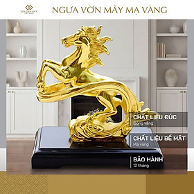 Mua Tượng Ngựa vờn mây mạ vàng – NG001 - Quà tặng Sếp lên chức