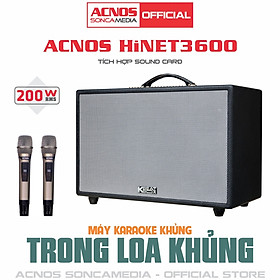 Dàn âm thanh di động xách tay ACNOS HiNet 3600[HÀNG CHÍNH HÃNG]