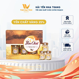 Yến Sào Nha Trang Chưng Đường Phèn - Yến Chất 25% hộp quà tặng