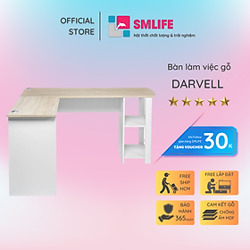 Mua Bàn làm việc chữ L độc đáo SMLIFE Darvell