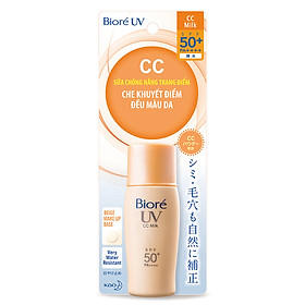 Sữa Chống Nắng CC - Che Khuyết Điểm & Đều Màu Da Biore (30ml)