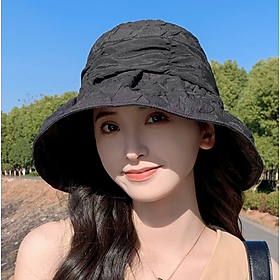 Mũ vải chống nắng chống tia cực tím cao cấp, nón nữ thời trang phong cách Hàn