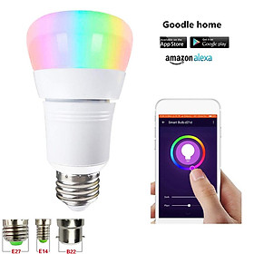 LED RGB+White Light Wifi Bulb Support for Alexa Google Home Voice Control