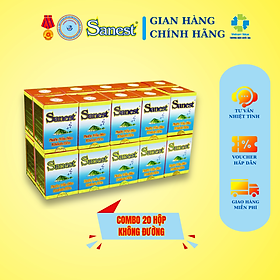 [Combo 20 lọ] Nước Yến sào Khánh Hòa Sanest đóng lọ 70 ml- Sản phẩm sử dụng đường dành cho người ăn kiêng