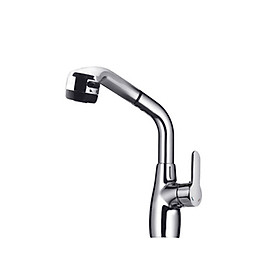 Vòi bếp cắm chậu nóng lạnh rút dây AMY AM 5006