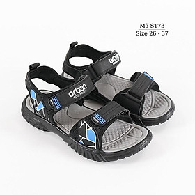 Giày sandal bé trai thể thao Urban FootPrint cao cấp xuất khẩu quai ngang chất êm nhẹ kiểu dán thời trang cho trẻ em nam học sinh 3 - 12 tuổi đi học đi biển chống trơn trượt màu đen xanh khỏe khoắn và năng động NHÍM SHOP ST73