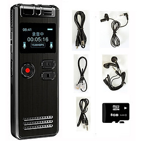 Mua Máy Ghi Âm Chuyên Nghiệp GH-Q6 8G Màn Hình LCD Tích Hợp Loa Ngoài - Có Hỗ Trợ Nghe Nhạc MP3 AnZ