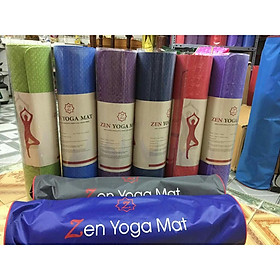 Thảm định tuyến 8mm Zen yoga Mat tặng túi đựng 100k và dây buộc