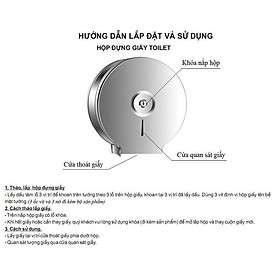 Mua Hộp đựng giấy cuộn lớn Inox304 - BH24thang