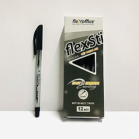Combo 5 bút bi Flexstick Thiên Long FO-GELB08 nét 1.0mm - Thiết kế đậy nắp