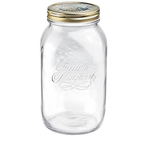Hũ thủy tinh quattro 1000ml -1500ml