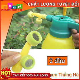 Đầu phun 2 cửa dùng cho máy bơm mini hoặc bình thuốc trừ sâu