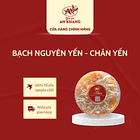 Bạch Nguyên Yến - Chân yến tinh chế 100g