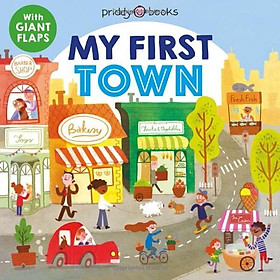 My First Town: A Flap Book