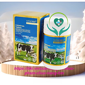 Viên nhai sữa non Vitatree Colostrum Tablets, hộp 200v, nhập khẩu Úc, Giúp tăng cường sức đề kháng