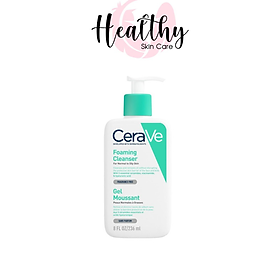 Sữa Rửa Mặt Cho Da Thường Đến Da Dầu CeraVe Foaming Cleanser Gel Moussant 473ML