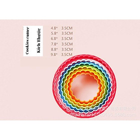 Mua Khuôn Bánh Quy Cookies Bộ 6 Khuôn Nhấn Cookie Cutter Nhựa Nhiều Mẫu Cao Cấp - QUYNHUA