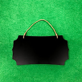 Mua Bảng gỗ đen viết phấn treo trang trí 25x13cm
