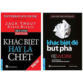 Hình ảnh Combo: Sức Mạnh Của Sự Khác Biệt (2 Cuốn): Khác Biệt Hay Là Chết + Khác Biệt Để Bứt Phá