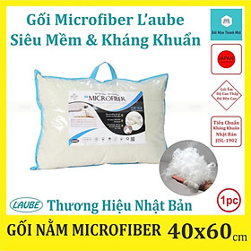 Mua Gối siêu mềm Microfiber Laube Kháng Khuẩn 40x60cm