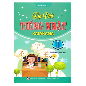 Sách - Tập Viết Tiếng Nhật Katakana (Hồng Ân)