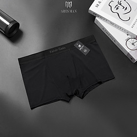 Quần lót nam, combo quần boxer nam cao cấp chất thun lạnh kháng khuẩn co giãn 4 chiều phong cách nam tính - KELVIN CELIN - - Đen - XL
