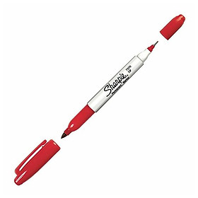 Bút Lông Dầu Flexoffice - SHARPIE TWIN TIP 32202 - Đỏ