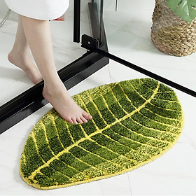 Mua Thảm lau chân chống trượt hình chiếc lá (chùi chân) - TLC01
