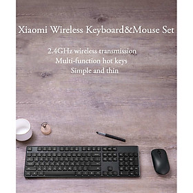 Bàn Phím Và Chuột Không Dây Xiaomi 104 Phím 2.4ghz Cho Windows