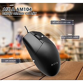 Mua Chuột văn phòng có dây AULA AM104  - Hàng chính hãng