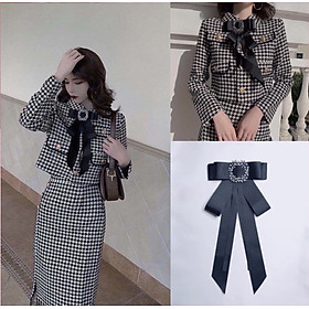￼Nơ Cài Áo Bản To Cao Cấp Tạo Điểm Nhấn Cho Trang Phục Trở Lên Đẹp Style Quyến Rũ Hơn
