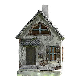 Creative Pastoral Resin  Tiny Small House Scene Decor Ornaments