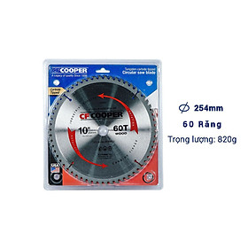 Mua Lưỡi cưa gỗ 255mm x 60T CFCooper SW10060