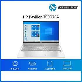 Hình ảnh Laptop HP Pavilion 15 7C0Q7PA i5-1235U | 8GB | 256GB | Iris Xe Graphics | Win11 - Hàng chính hãng