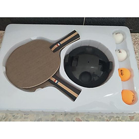 Bộ Vợt Bóng Bàn Phản Xạ Lắc Lư + 2 Vợt Bóng Bàn Gỗ + 4 Quả Bóng Bàn (Dành cho mọi lứa tuổi)