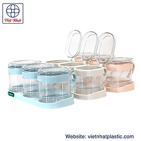 Bộ 3 Lọ Gia Vị Hokori Việt Nhật 2936 Cực Đẹp