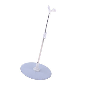 Adjustable Doll Stand Display Holder for 1/3 1/4 Dolls, Stainless Steel Base