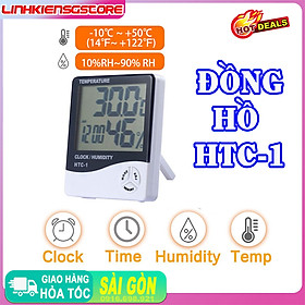 Mua Đồng hồ điện tử đo độ ẩm nhiệt độ HTC-1